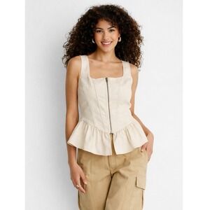 NWT Future Collective x Target Corset Peplum Top